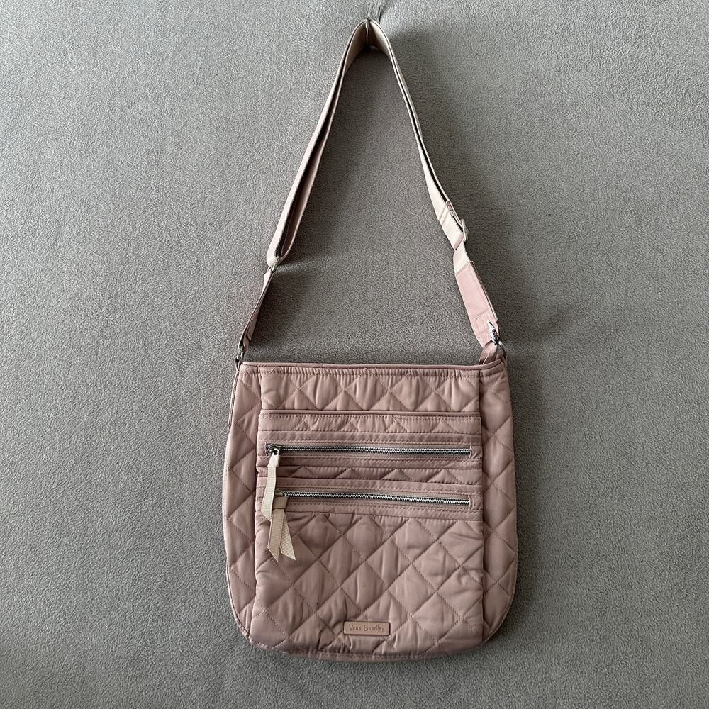 Vera Bradley Performance Triple Twill Hipster Bag in Hydrangea Pink